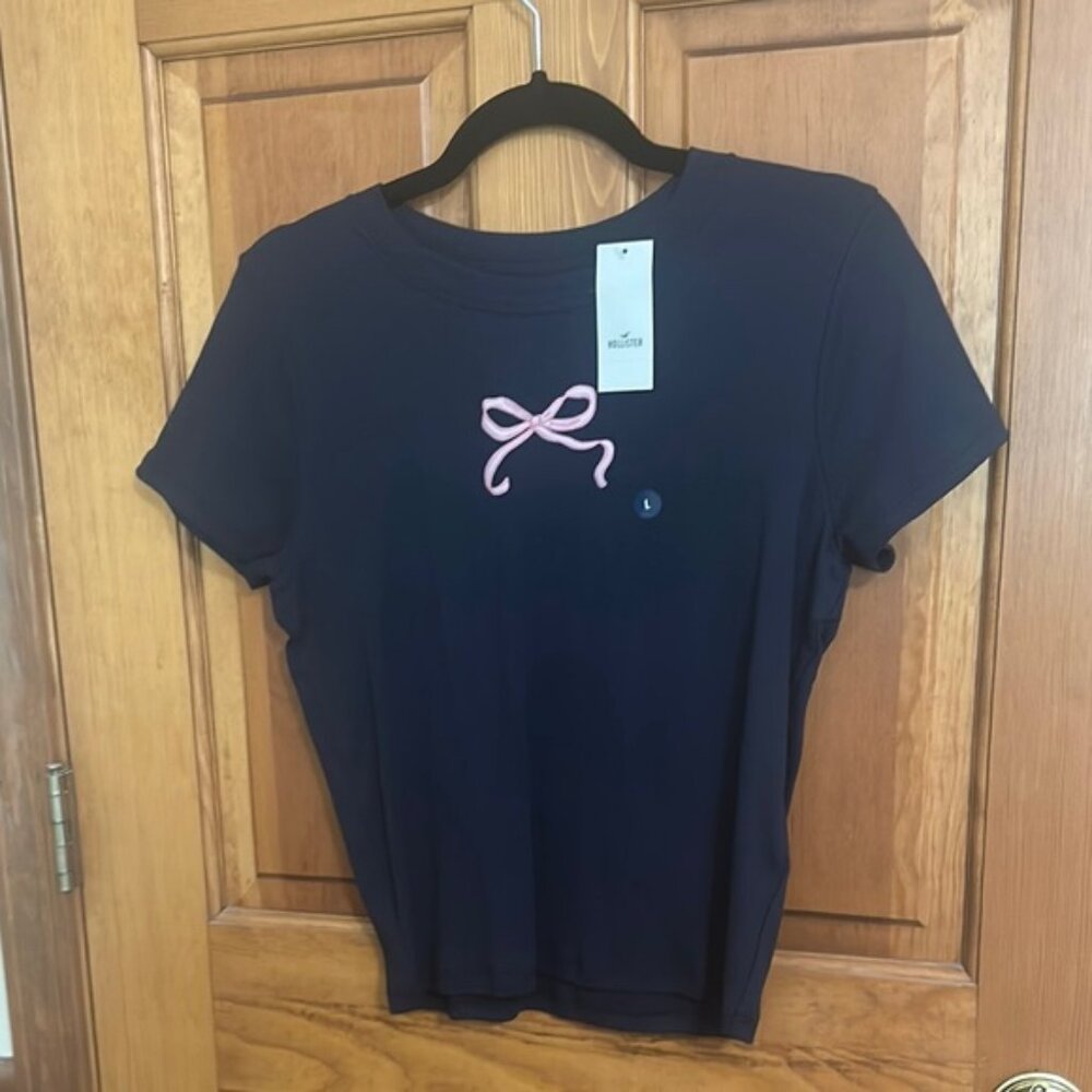 NWT Hollister Bow Baby Tee